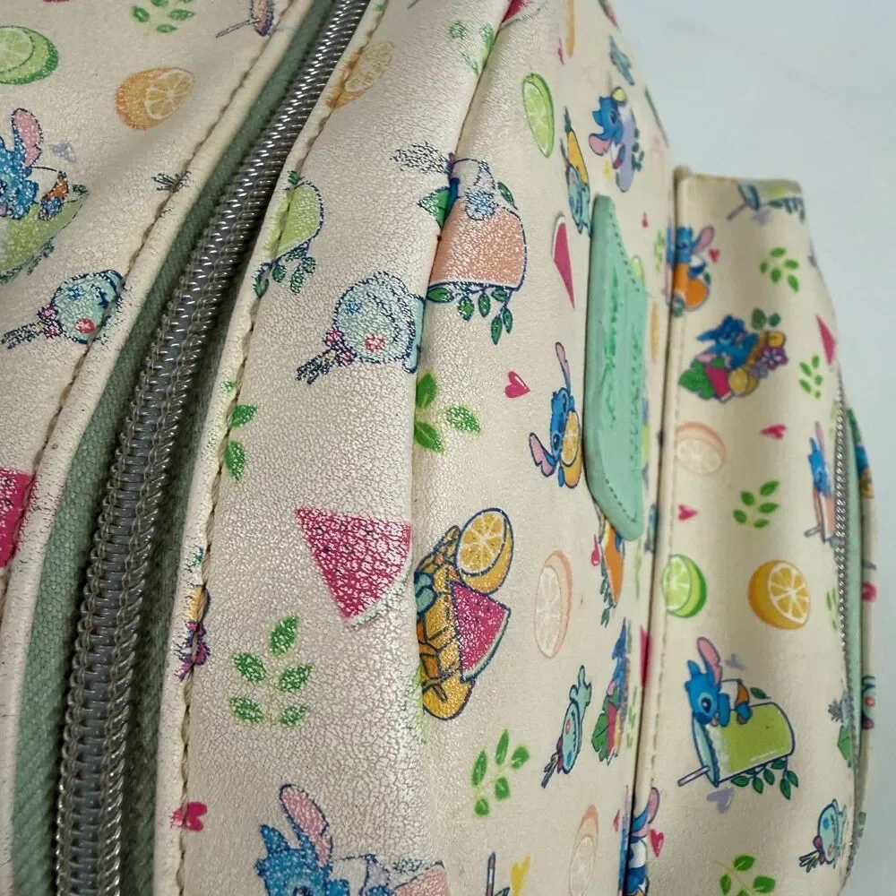 Disney Loungefly Lilo & Stitch Vacation Vibes Mini Backpack Scrump Watermelon